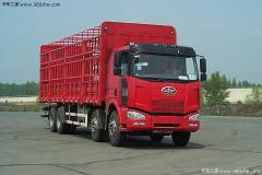 解放 J6M重卡 260馬力 8X4 倉(cāng)柵載貨車(chē)(CA5240CLXYP63K1L6T4A2E)