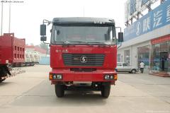 陜汽 德龍F(tuán)2000重卡 270馬力 6X6 欄板載貨車(中長(zhǎng)平頂)(SX2255DN435)