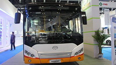 2015節(jié)能與新能源成果展 五洲龍FDG6851EVG純電動城市客車